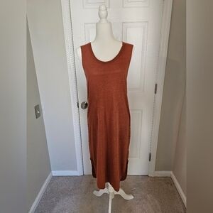 Aerie Sleeveless Burnt Orange‎ Dress/coverup
